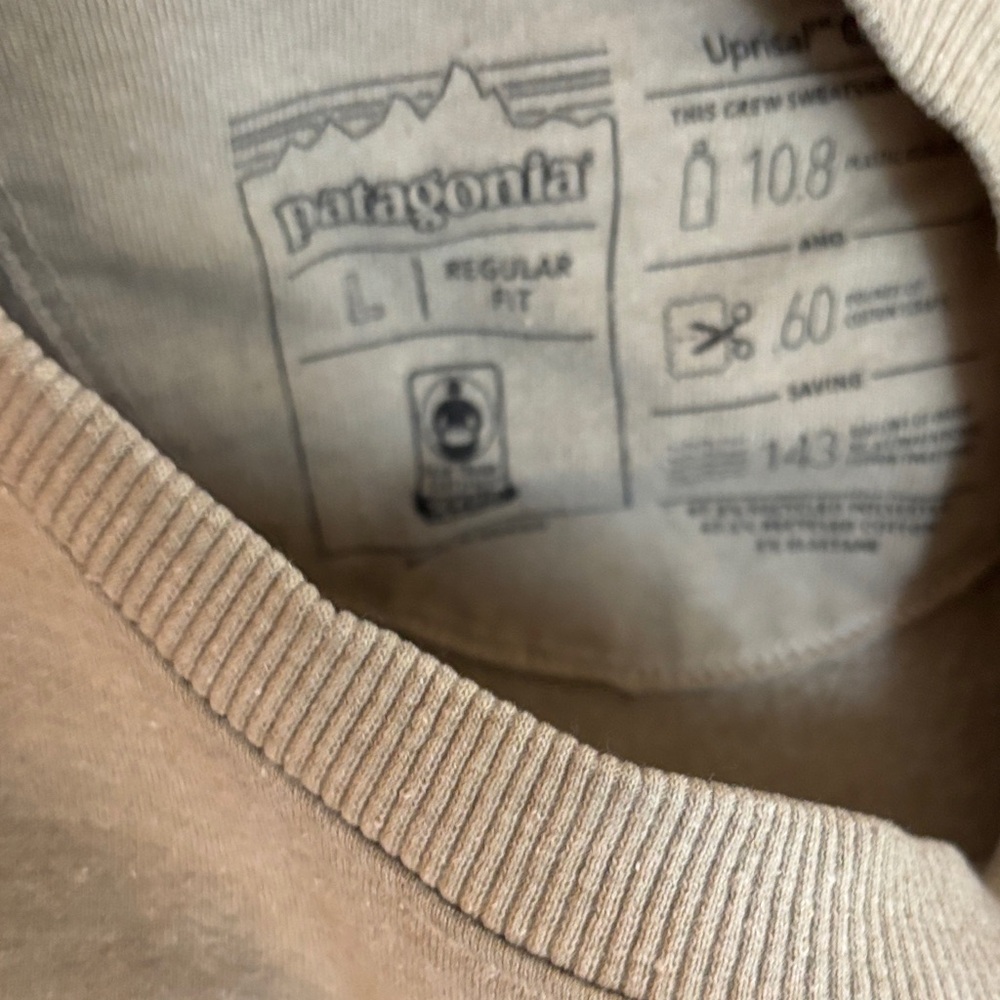 Patagonia Gray Crewneck Sweater Classic Design - Picture 2 of 2